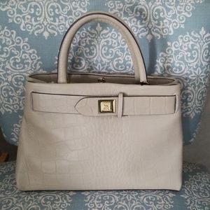 NWT Antonio Melani  Belt Turnlock Handle Large Sat